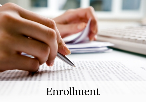enrollment department internship